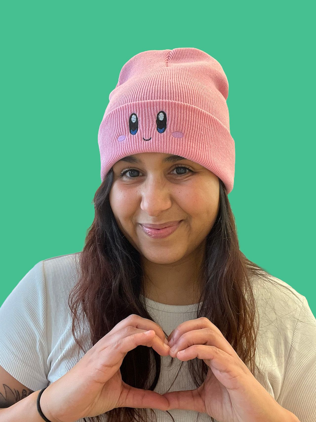 Bonnet inspiré de Kirby