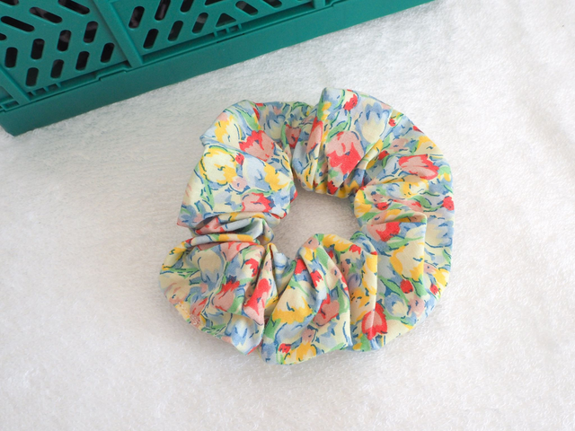 Chouchou moyen ✿ fleuri multicolore