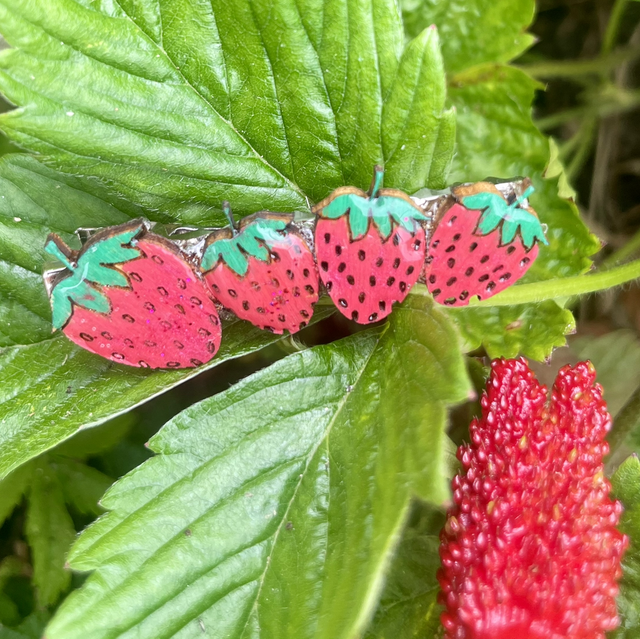 Pince crocodile à cheveux Fraises 1