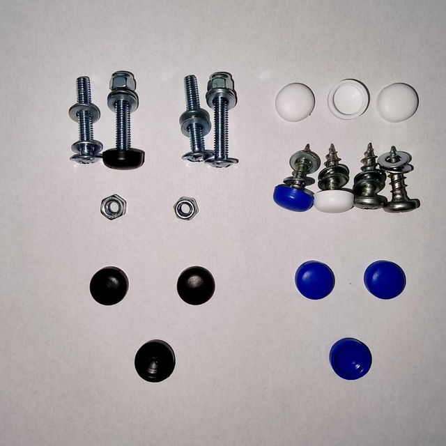 Kennzeichen-Schrauben Set
