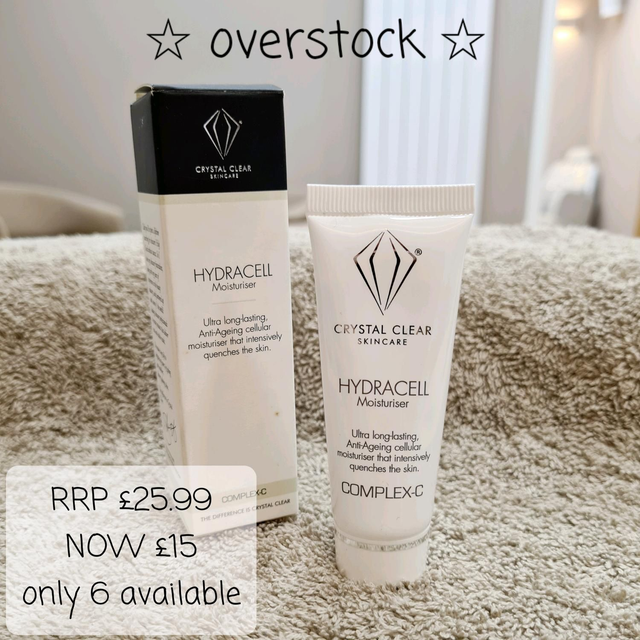 SALE - Crystal Clear Hydracell Anti-ageing Moisturiser 