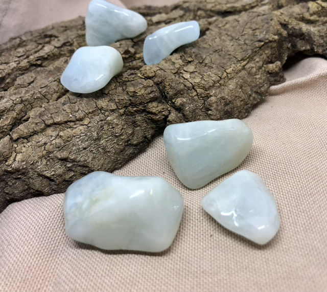 Pierre roulée Aigue Marine 