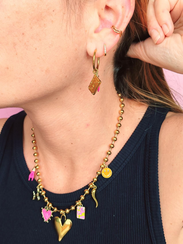 Boucle d'oreille ronde