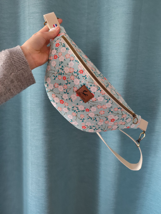 Sac banane - fleuri
