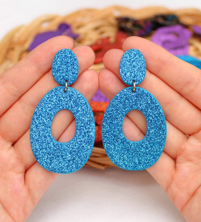 Iris • bleu pailleté 