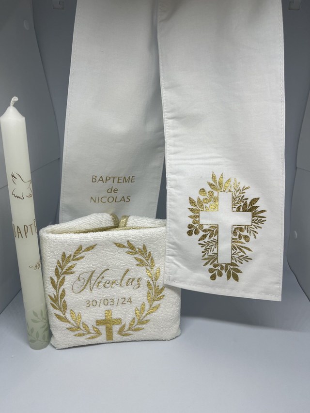 Kit baptême personnalisé