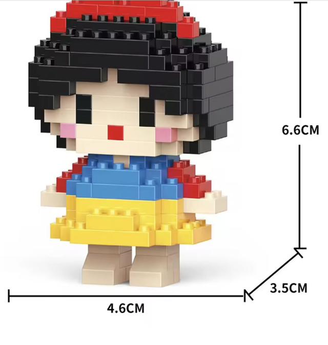 Snow white  (Bricks small buildings blocks)