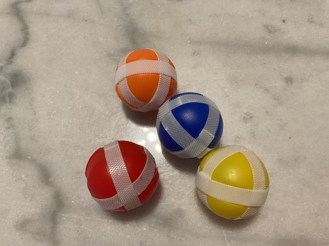 02H ... Billes à scratch pour lance pierre enfant