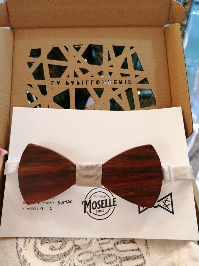 Noeud papillon en bois d'excellence adulte