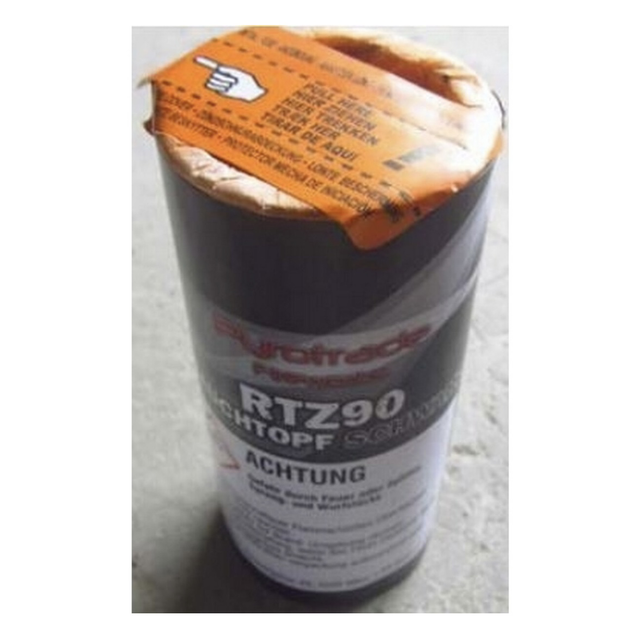 Rauchtopf Schwarz mit Zündschnur- 90 Sekunden Brenndauer