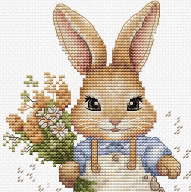 Cross Stitch Kit Luca-S - The Happy Bunny