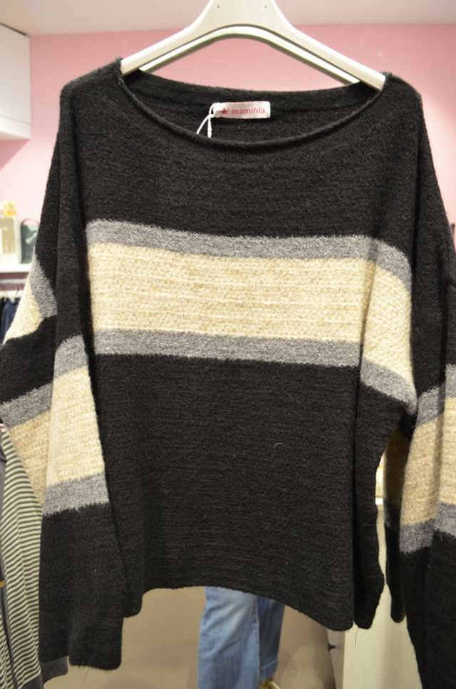 Jersey Lana Franja Central