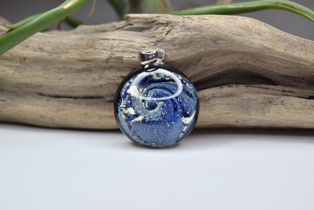 PENDENTIF GALAXIE MONTURE ARGENT N°17