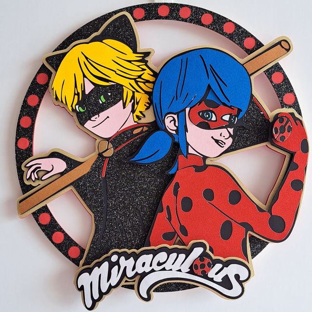 Couronne  décorative  murale Miraculous