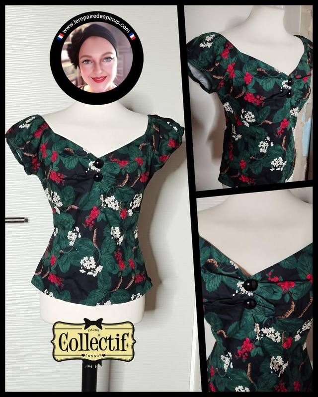 Blouse Collectif Tropical T44