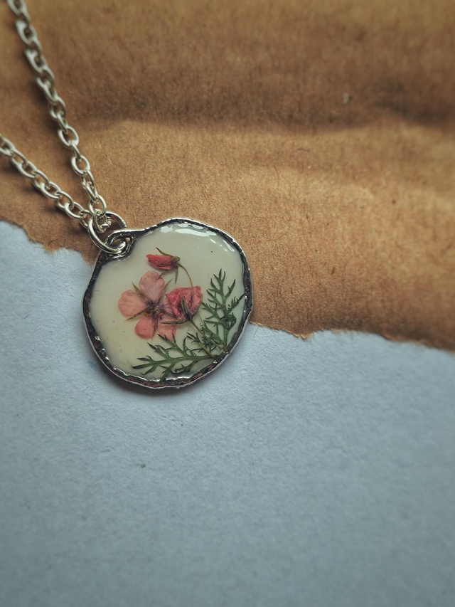 Preserved Floral Necklace