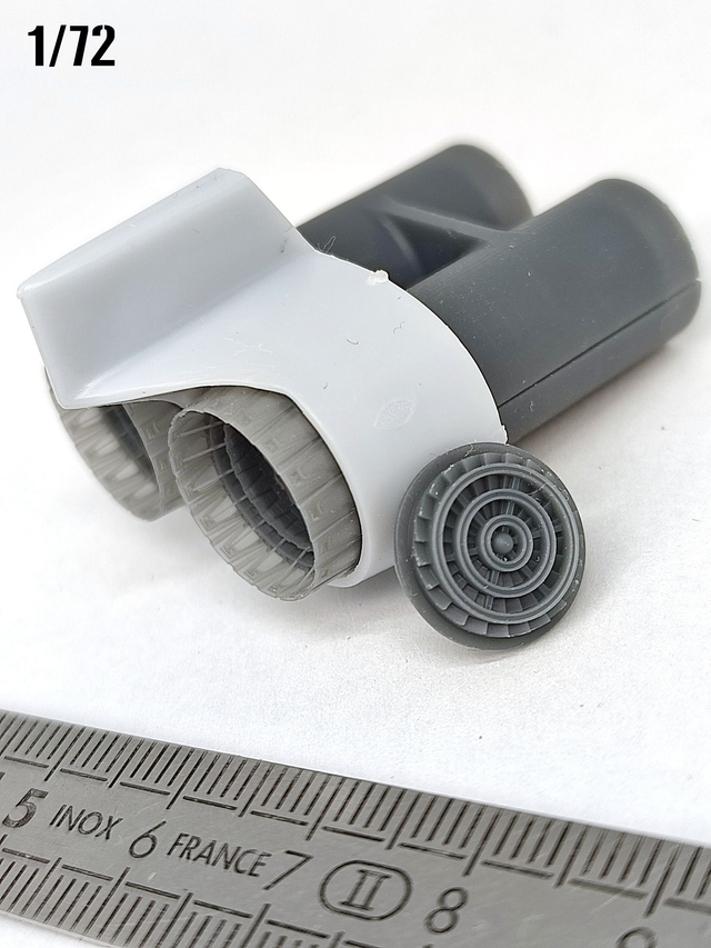 1/72 &amp; 1/48 Mirage IV nozzle for Heller