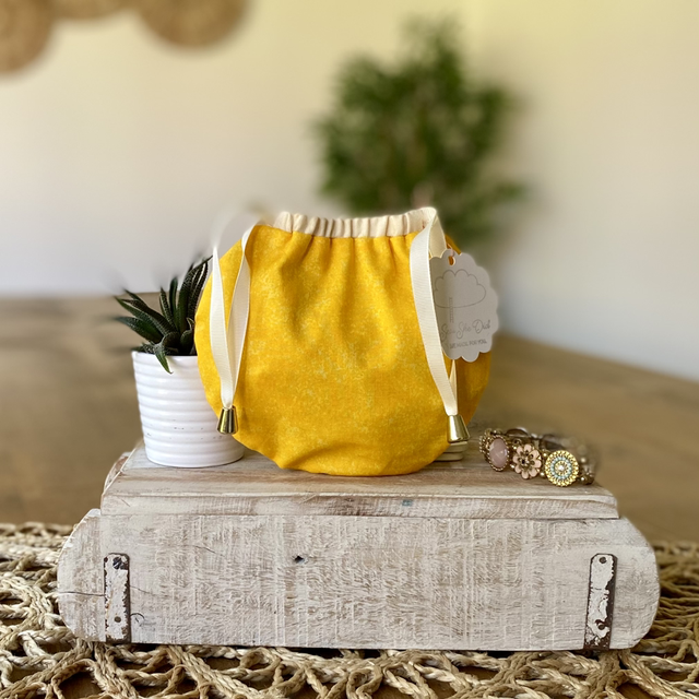 Jewellery Pouch - Yellow