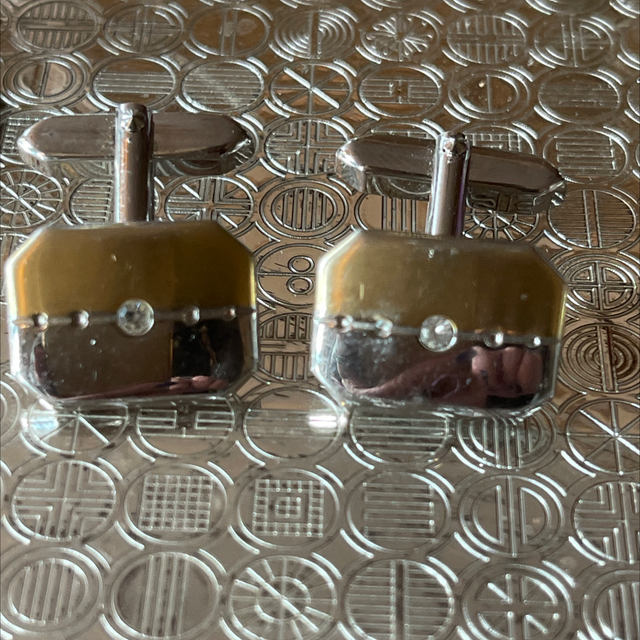 Manschettenknöpfe Gold Silber