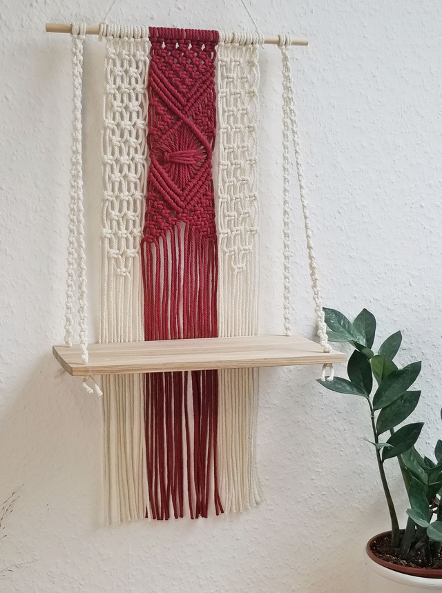 Wandregal Lilith | kleines Regal mit Holzbrett