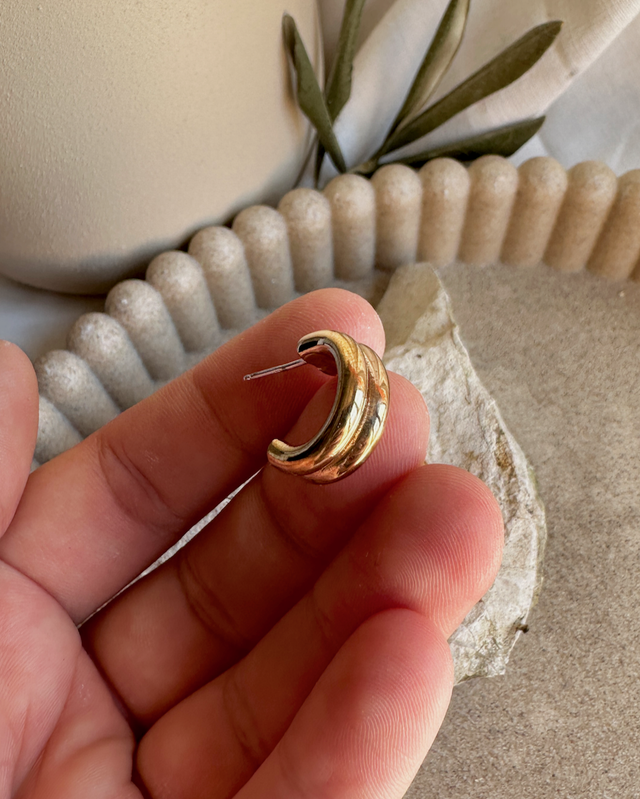 Orecchini Semicerchio doppi