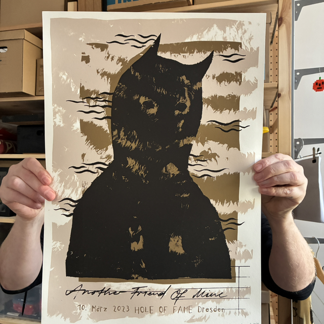 Gigposter "Another friend of mine"