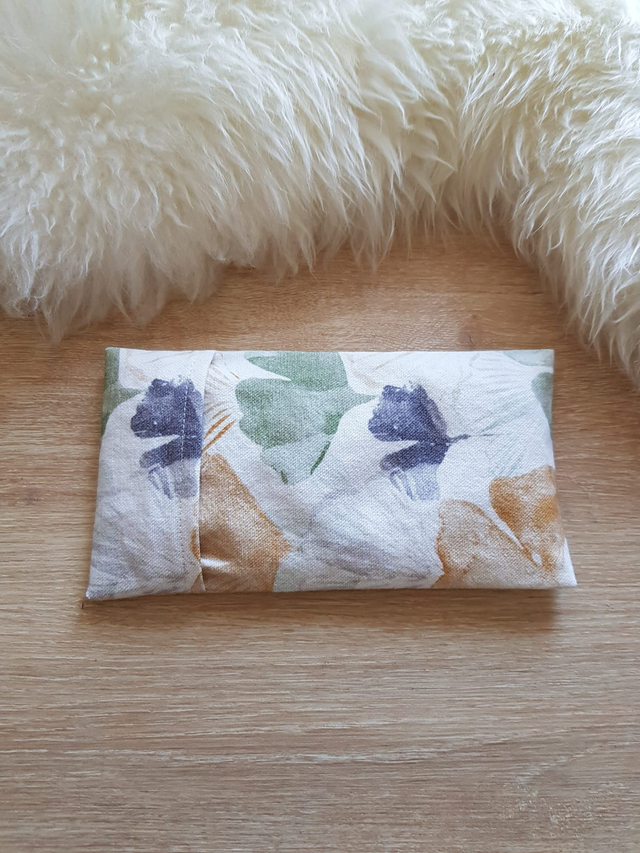 42 - Coussin pour les yeux - Ginkgos multicolores