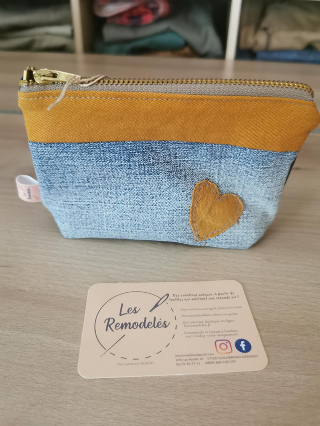 Trousse en tissu recyclé
