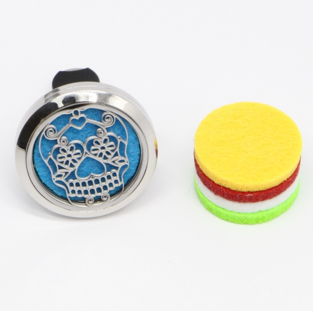 Clip Voiture TETE DE MORT CALAVERAS