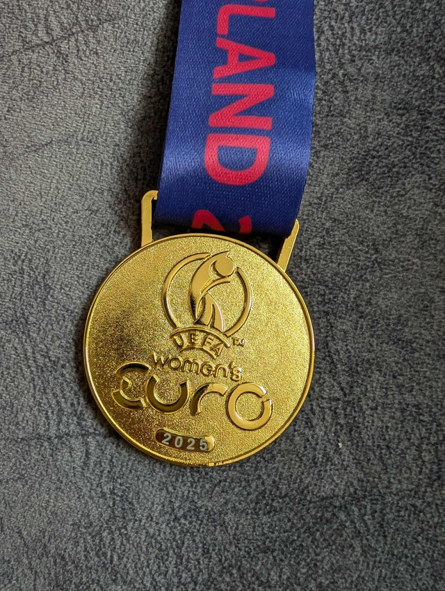 Replica Women's 2025 Euro Medal 