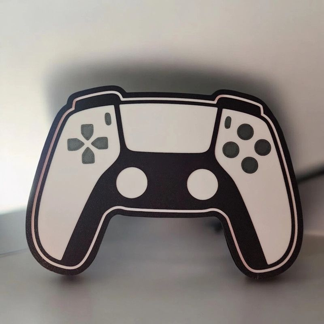 Lampe 3D Manette PS5 LED - Plonge dans l’univers du gaming ! 