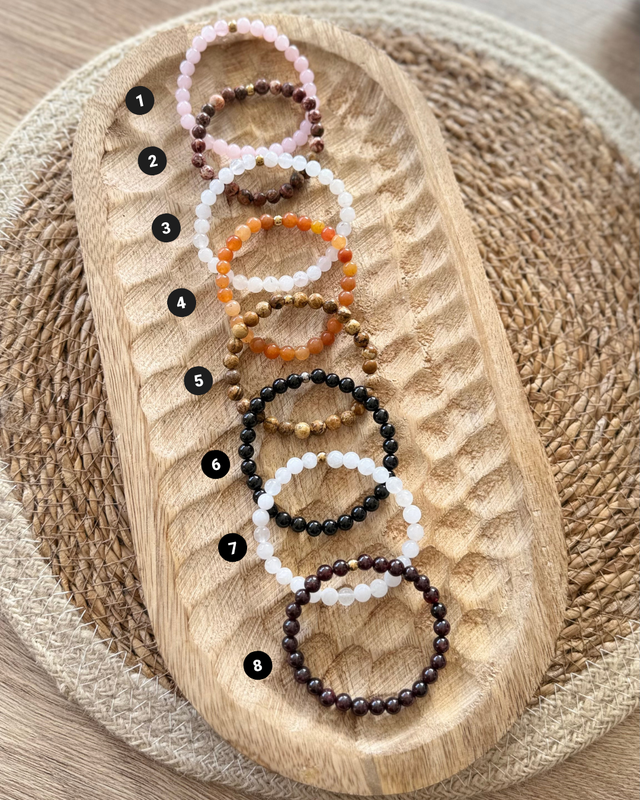 Bracelets en Perles 6mm - Pierres Naturelles Au Choix (3)