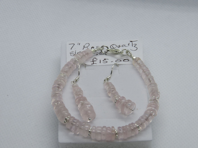 Sterling Silver natural gemstone bead sets