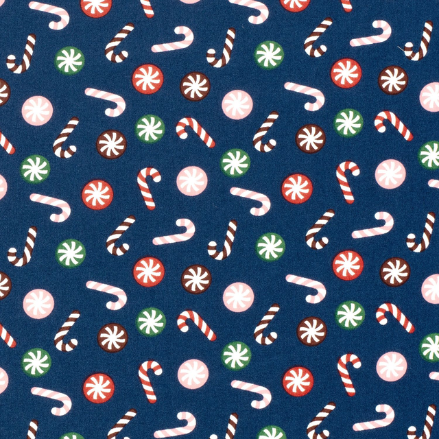 Popeline Cannes à sucre de Noël