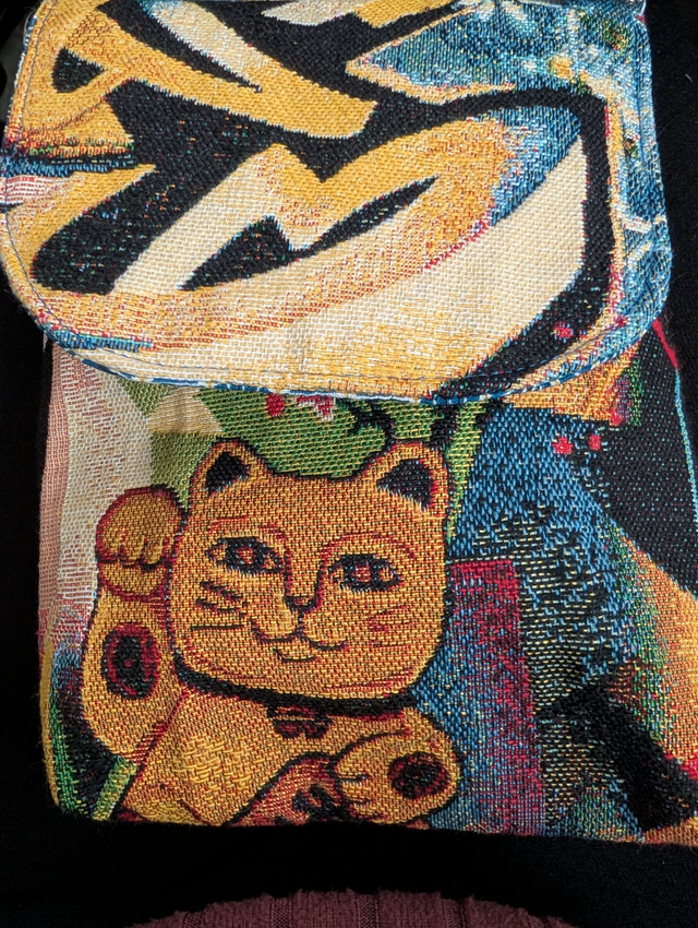  Sacoche Bandoulière Japonais – Jacquard &amp; Coton . .