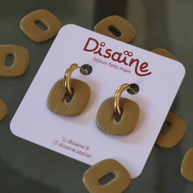 Boucles d'oreilles Toffee