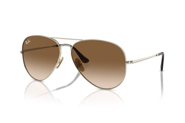 Eyewear Man Woman Ray-Ban Aviator Titanium RB 8089 926551