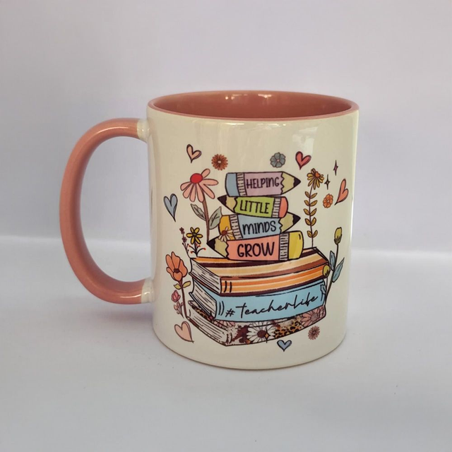 Helping Little Minds Grow - Personalised Mug for teachers