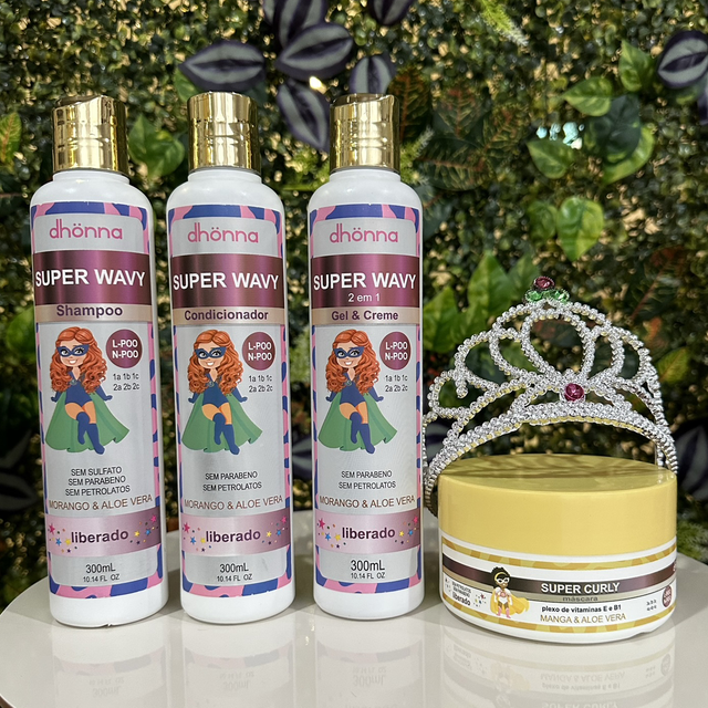Kit infantil super wavy DHonna 