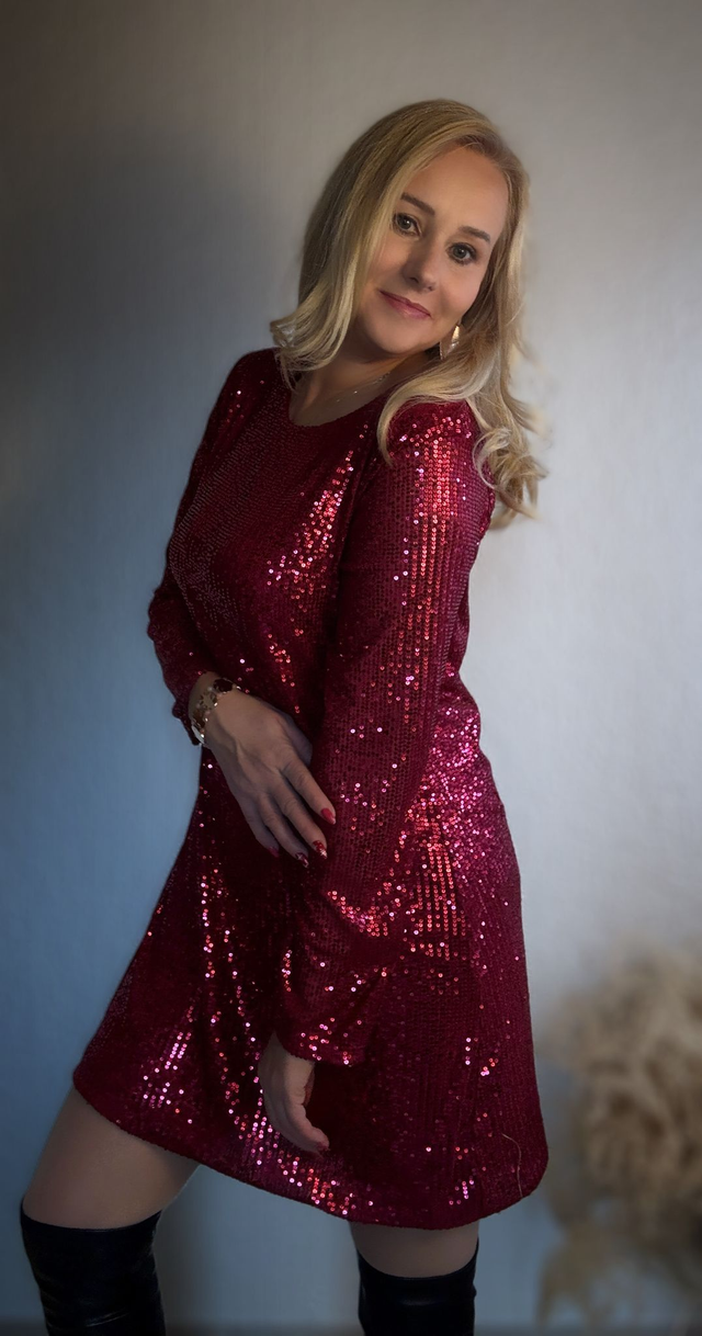 Pailletten-Party-Kleid Kaira