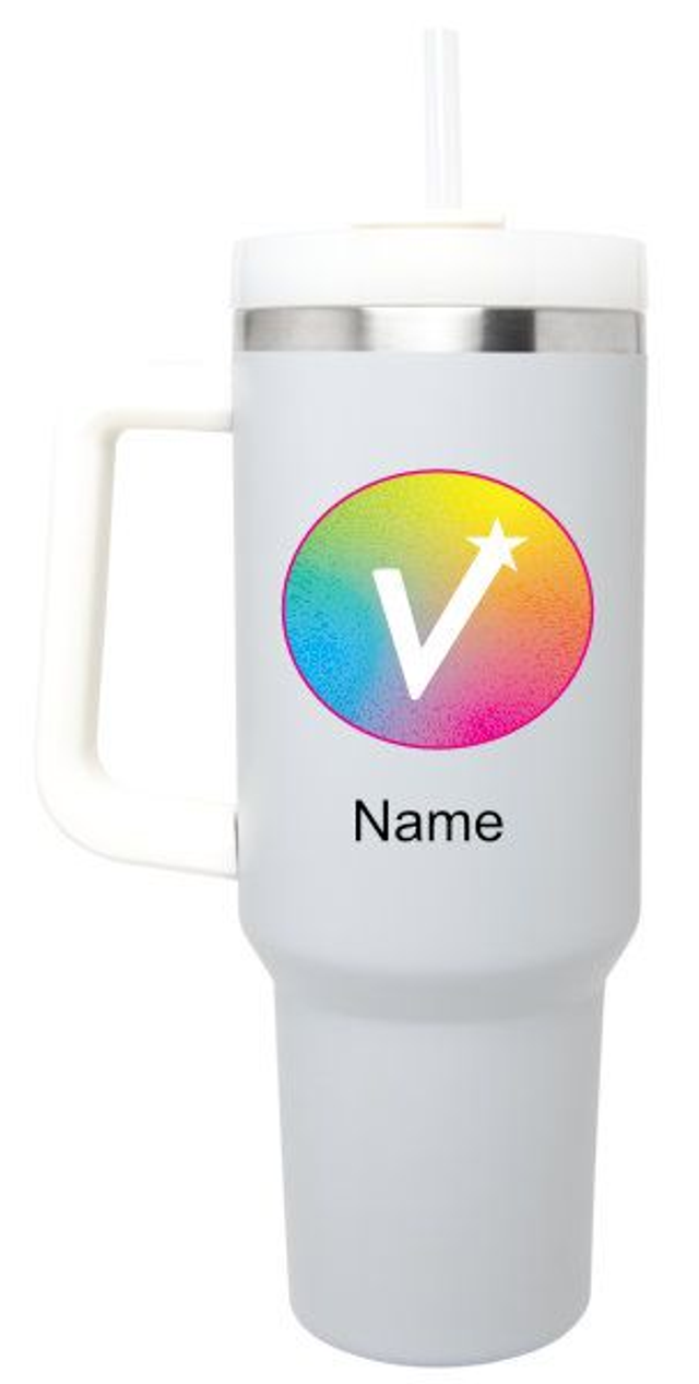 Evolve 40 oz tumbler for hot or cold drinks 