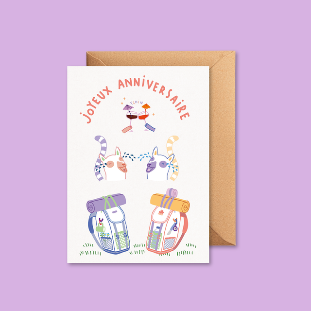 Anniversaire acolyte - Carte
