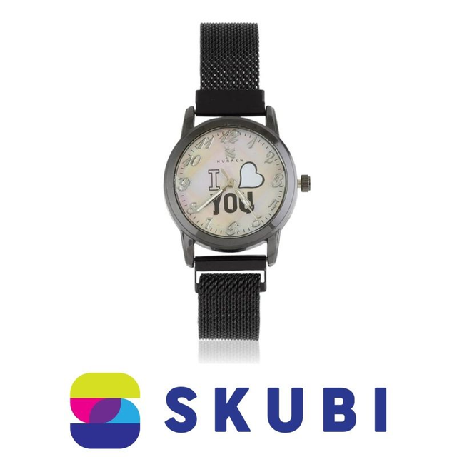 Dámské magnetické hodinky černé - KURREN JG Z3093