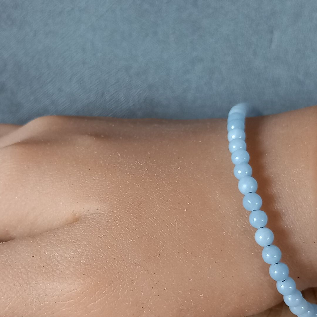 Bracelet ajustable en Angélite