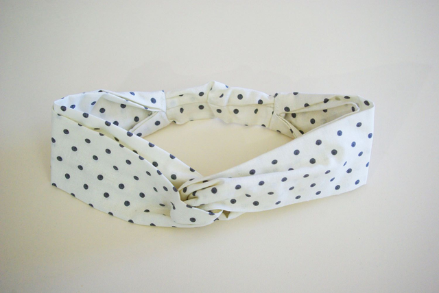 200.33-Bandeau adulte entrelacé écru