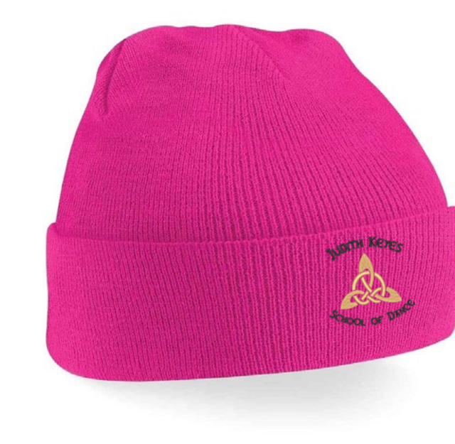 Irish Dancing Pink Beanie Hat 