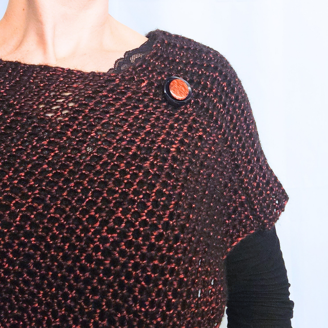 Epolochaud noir/rouge métallisé 