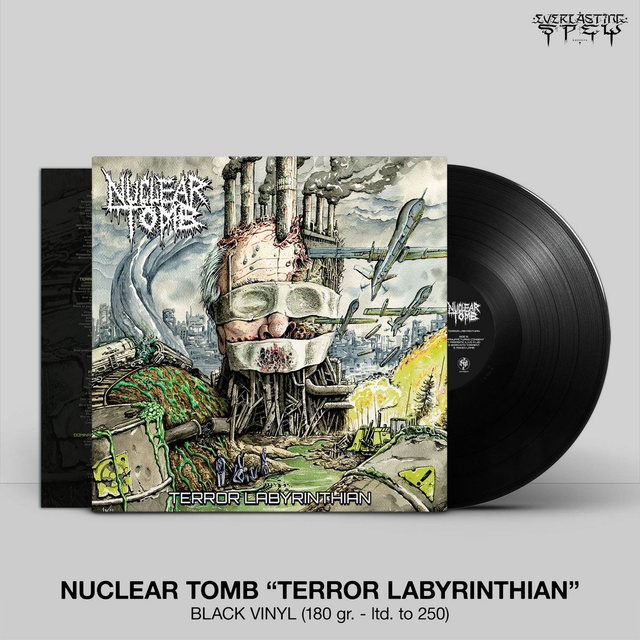 NUCLEAR TOMB : Terror Labyrinthian (2024) 12" Black LP