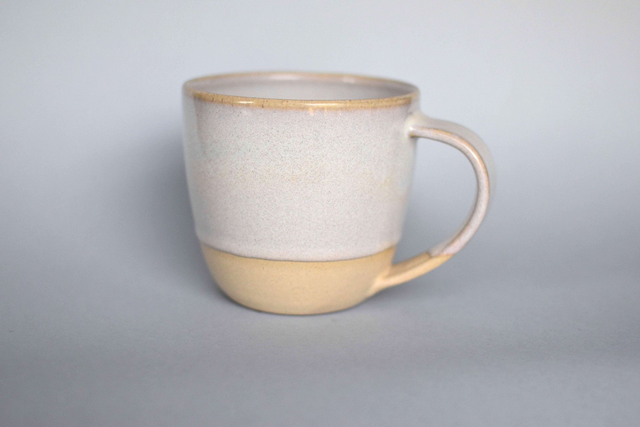 Large Curved Mug - Shell Pink