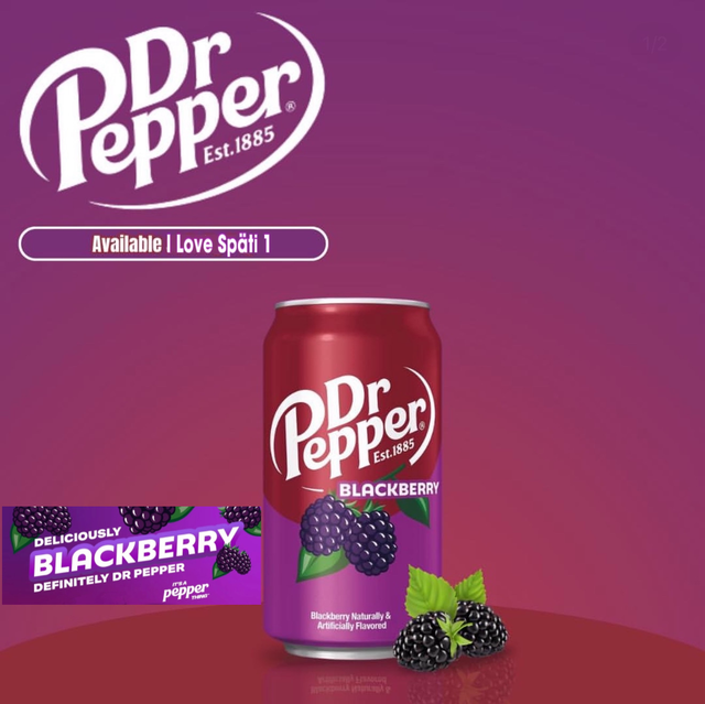 Dr. Pepper Blackberry 355ml